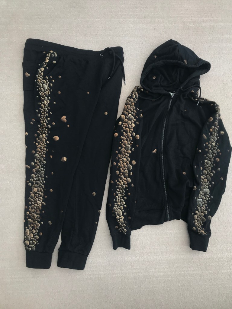 Bleach painted tracksuit